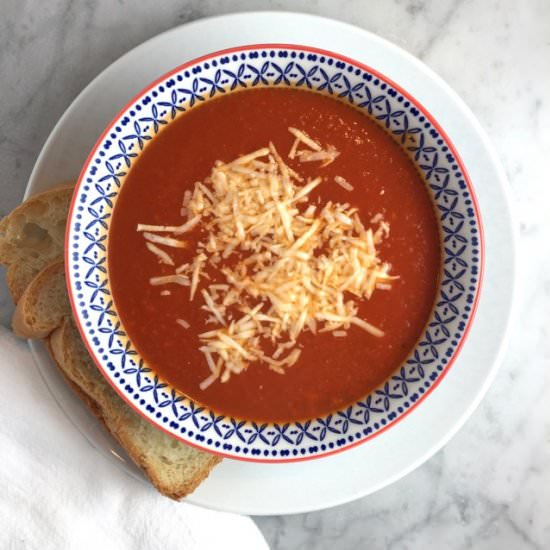 Classic Tomato Soup - Recipe photo by thebrookcook.wordpress.com