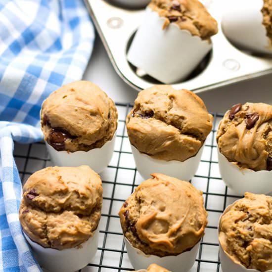 Buckwheat Dark Chocolate Chip Muffins - Recipe photo by sugarlovespices