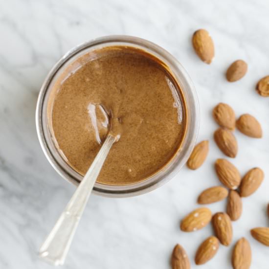 Homemade Almond Butter - Recipe photo by Downshiftology