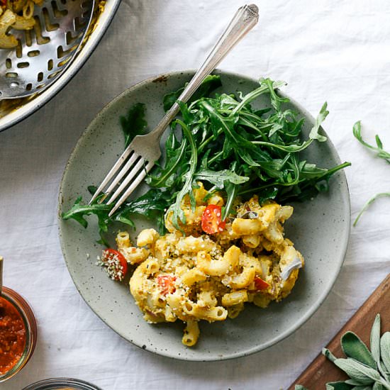 Vegan Baked Mac & Cheese - Recipe photo by wholeheartedeats