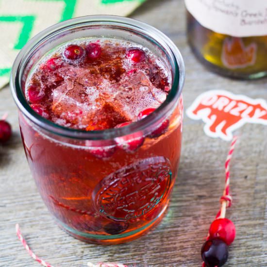 Roasted Cranberry Bourbon Crush - Recipe photo by Take Two Tapas