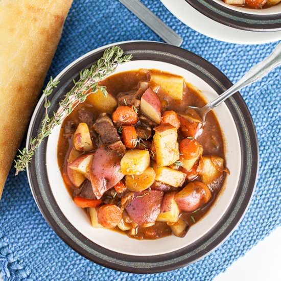 Classic Hearty Beef Stew - Recipe photo by therusticfoodie