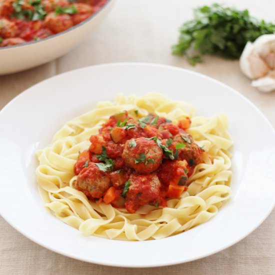 Lamb Meatballs in Tomato Sauce - Recipe photo by easypeasyfoodie
