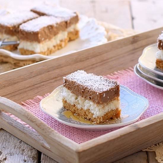 Chocolate And Coconut Slice - Recipe photo by Aliki_cy