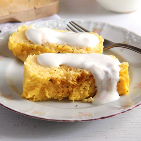 Romanian Polenta Souffle - Recipe photo by adinutza