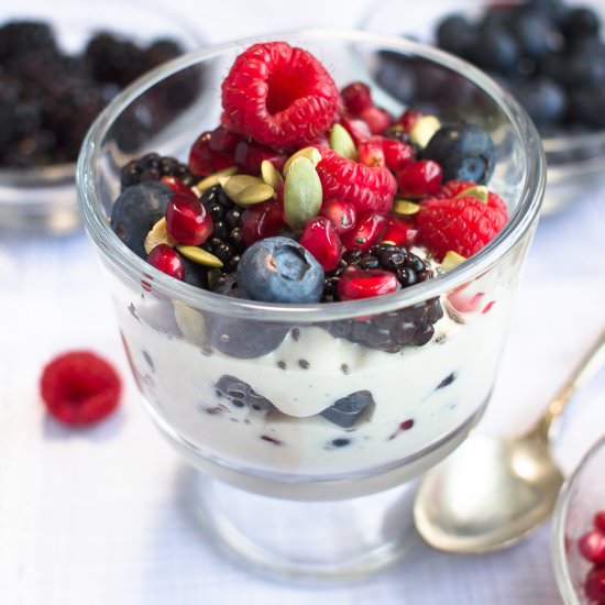 Paleo Cashew Yogurt Parfait - Recipe photo by nurturemygut