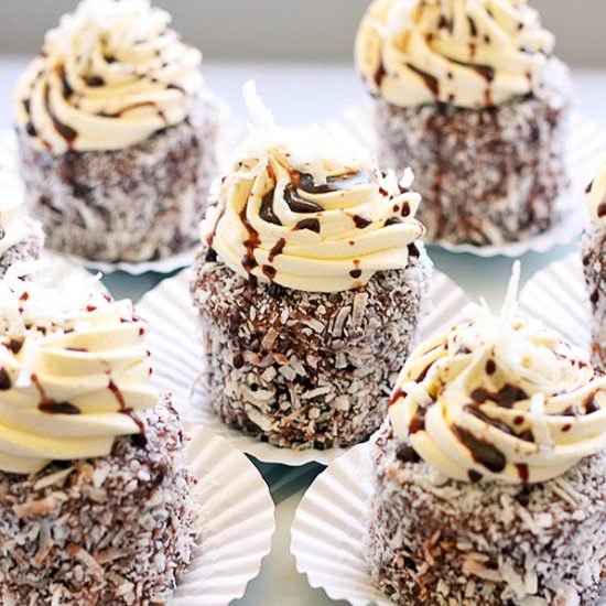 Lamington Cupcakes - Recipe photo by sugarsaltmagic