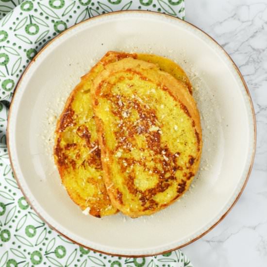 Cheesy French Toast - Recipe photo by Inside the rustic kitchen