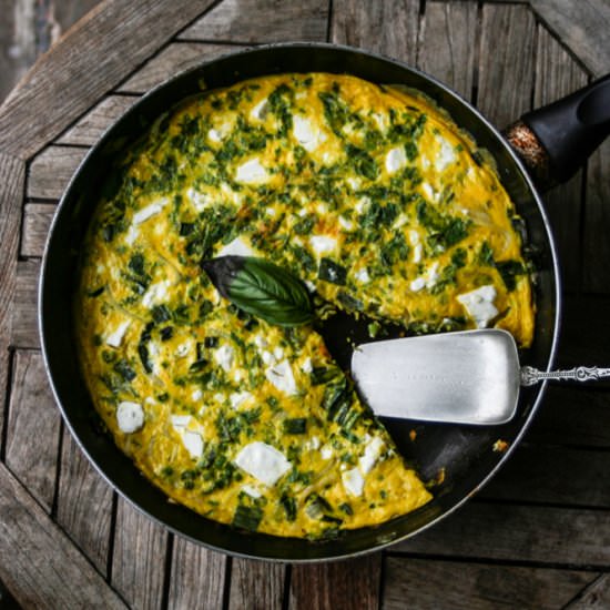 Easy Leek & Celery Frittata - Recipe photo by rebelskitchen