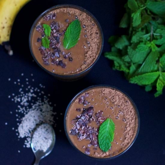 Mint Chocolate Chip Smoothie - Recipe photo by oliviabudgen