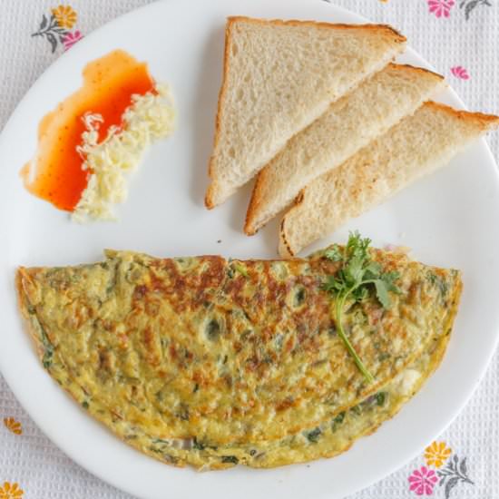 Cheese Omelette - Recipe photo by KaliMirchbysmita