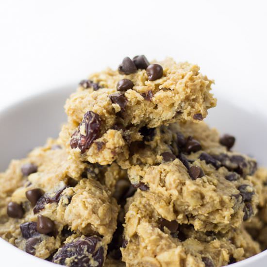 Chocolate Cherry Breakfast Cookies - Recipe photo by veggiebalance