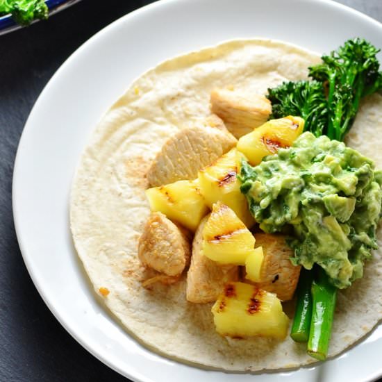 Chicken Pineapple Wraps - Recipe photo by everydayhealthyrecipes