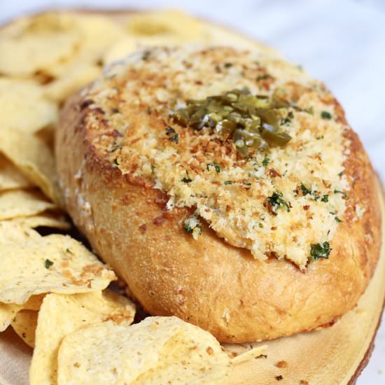 3 Cheese Jalapeno Popper Dip - Recipe photo by evseats