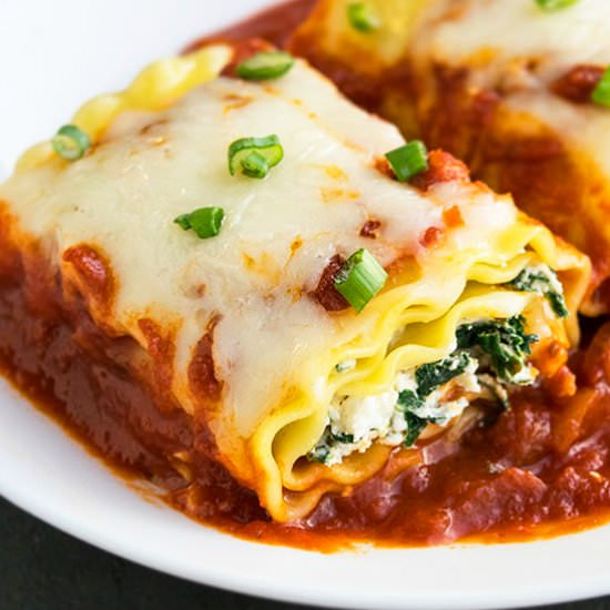 Spinach Lasagna Rolls - Recipe photo by Cakewhiz