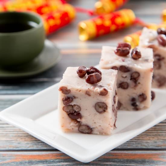 Coconut Red Bean Pudding - Recipe photo by Lokness