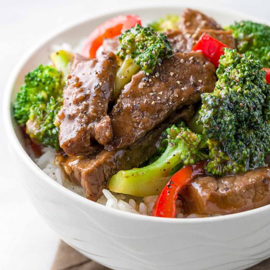 Chinese Beef with Broccoli - Recipe photo by Jessica Gavin
