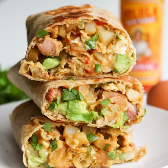 Whole Wheat Breakfast Burrito - Recipe photo by jordansward