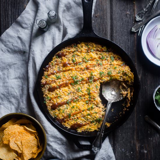 BBQ Chicken Spaghetti Squash Bake - Recipe photo by foodfaithfitness