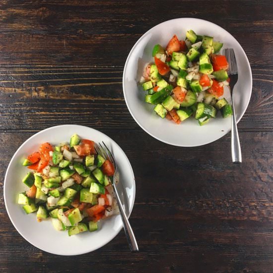 Shirazi Salad - Recipe photo by RoxanasKitchen