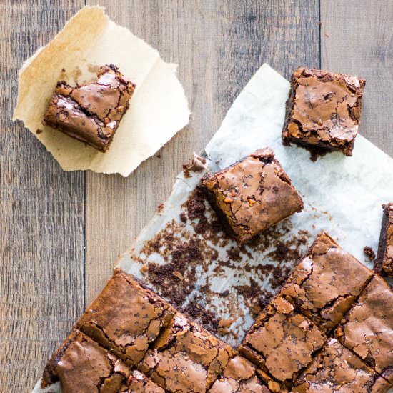 Bacon Salt Brownies - Recipe photo by Take Two Tapas