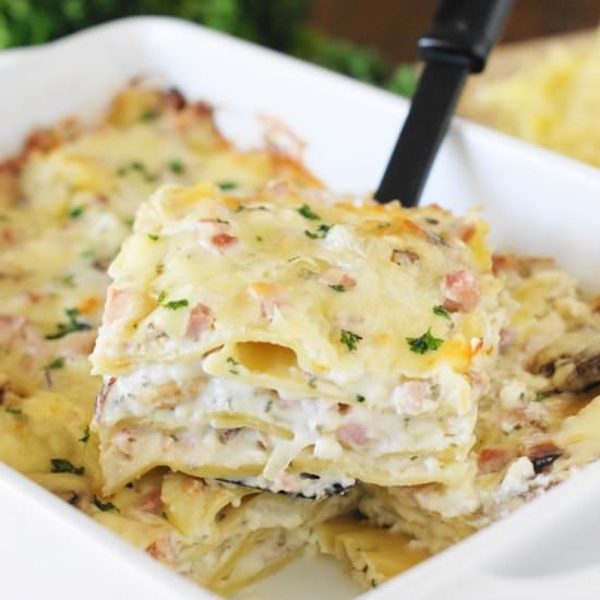 Ham & Cheese Lasagna - Recipe photo by thekitchenismyplayground