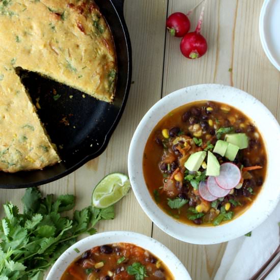 Vegetarian Black Bean Chili - Recipe photo by foodbyjonister