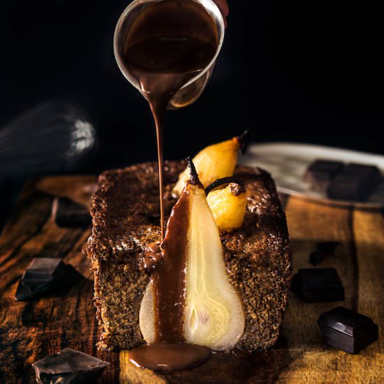 Fantastic Chocolate Pear Cake - Recipe photo by vivalafood