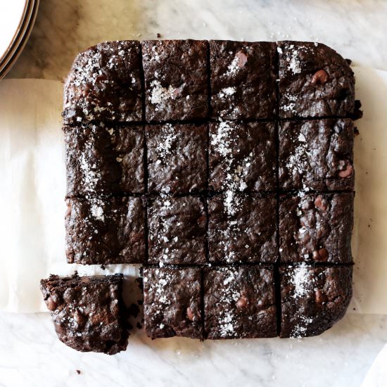 Chocolate Rye Brownies - Recipe photo by DisplacedHousewife