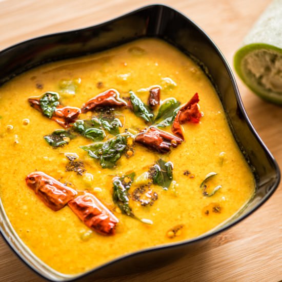 Snake Gourd with Lentils Curry - Recipe photo by meemiskitchen