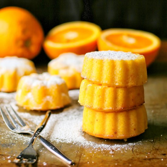 Semolina, coconut & marmalade cakes - Recipe photo by vanillafrost4