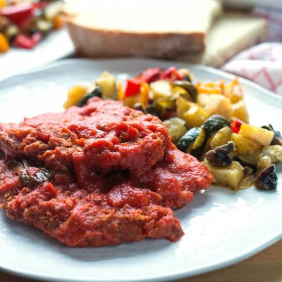 Braciole in Tomato Sauce and Veggies - Recipe photo by sugarlovespices
