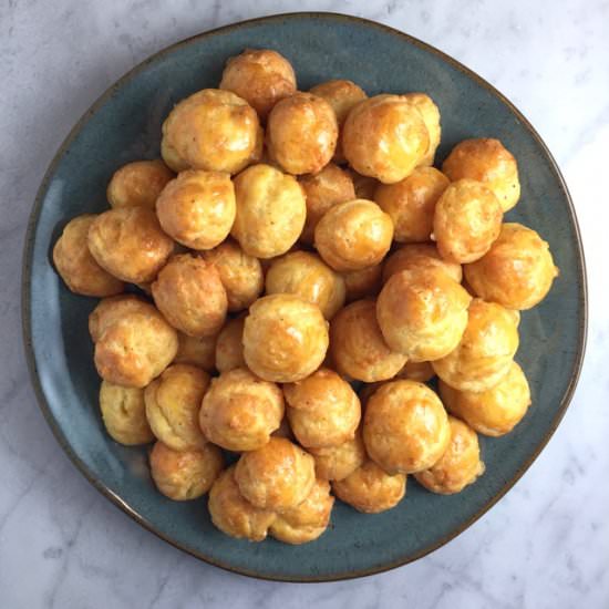 Gougères - Recipe photo by thebrookcook.wordpress.com