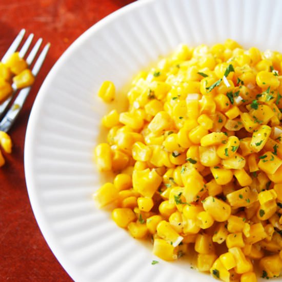Easy & Delicious Canned Corn - Recipe photo by Longbourn Farm