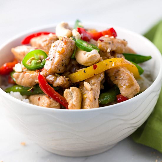 Pork Stir-Fry with Sugar Snap Peas - Recipe photo by Jessica Gavin