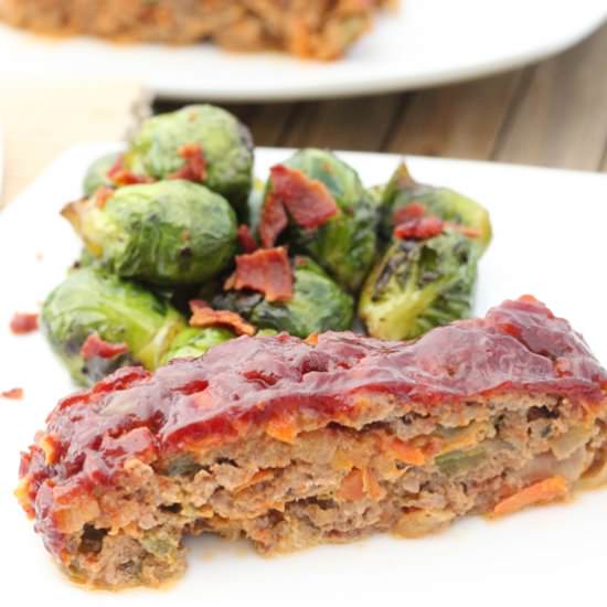 Cheesy BBQ Meatloaf - Recipe photo by gutsyglutenfreegal