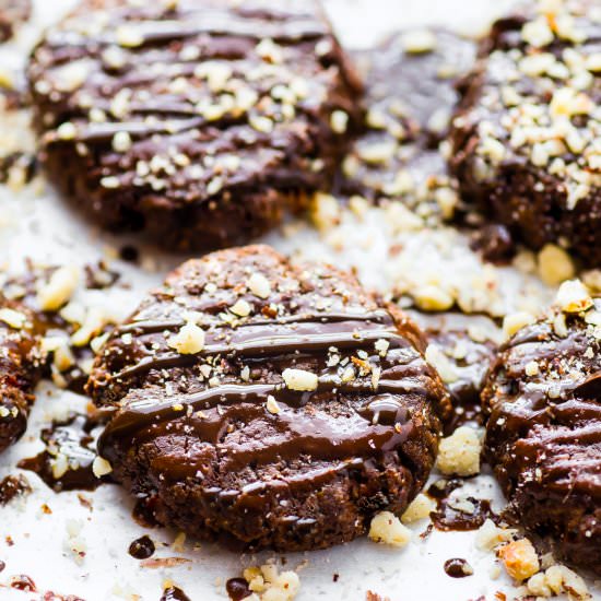 Chocolate Hazelnut Protein Cookies - Recipe photo by Cotter Crunch