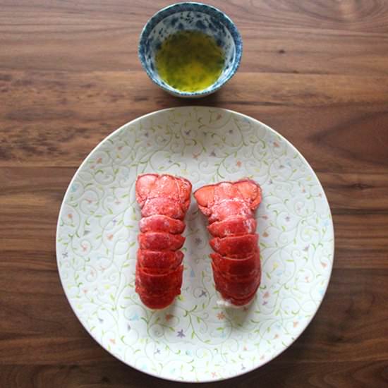 Lobster Tails with Truffle Butter - Recipe photo by abiteofinspiration