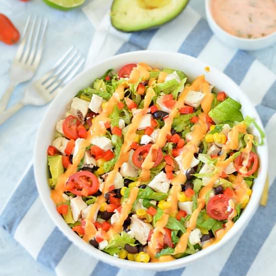 Grilled Chicken and Avocado Salad - Recipe photo by ruchiskitchen
