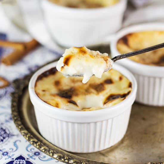 Turkish Rice Pudding (Sutlac) - Recipe photo by cookingtheglobe