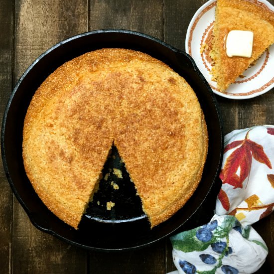 Old-Fashioned Southern Cornbread - Recipe photo by Grits and Pinecones
