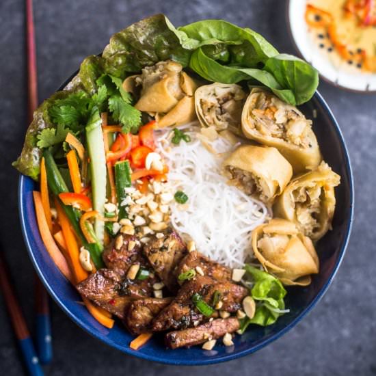 Vietnamese Noodle Bowls - Recipe photo by InquiringChef
