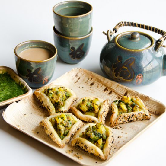 Samosa Hamantashen - Recipe photo by Elegant Meraki