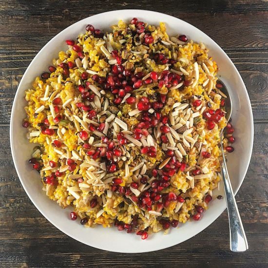 Morassa Polo- Jeweled Brown Rice - Recipe photo by RoxanasKitchen