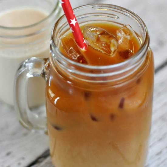 Vanilla Sweet Cream Cold Brew Coffee - Recipe photo by happymothering