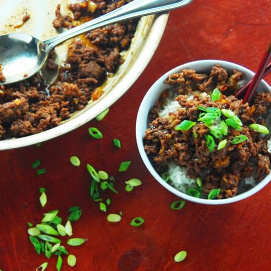 Korean Beef Bowl - Recipe photo by Longbourn Farm