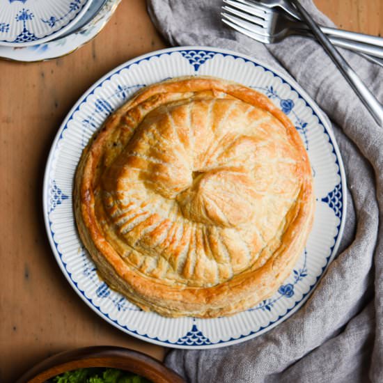 Cheese, Onion & Potato Pithivier - Recipe photo by PatisserieMakesPerfect