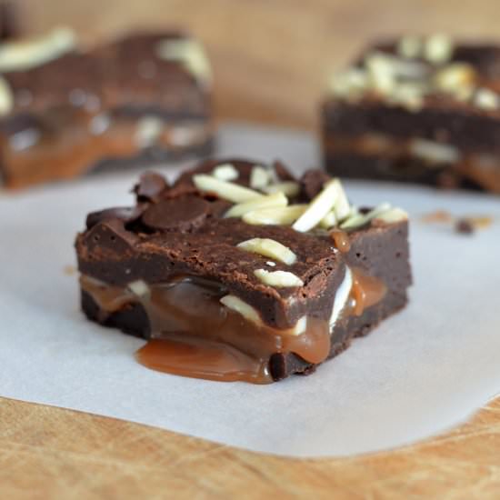 Caramel Brownies - Recipe photo by amykayskitchen
