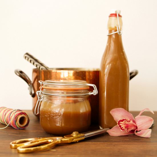 Golden Butterscotch Sauce - Recipe photo by The Sweet Nerd