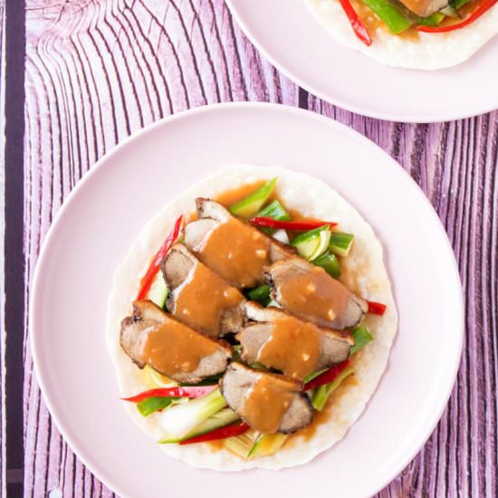 Simple Peking Duck Pancakes - Recipe photo by healthygfasian